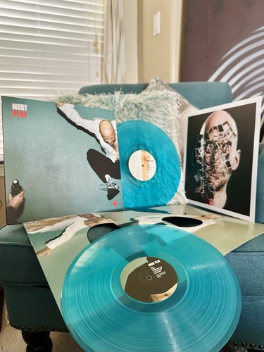 Moby play turquoise vinyl - moby, lp