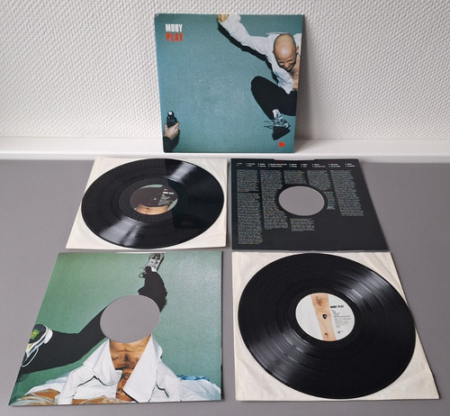 Moby original vinyl 2lp play - moby,