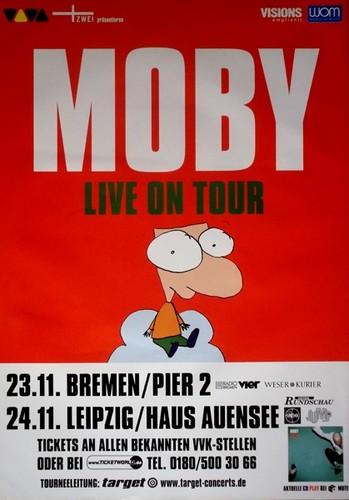 Moby 1999 plakat - -, in