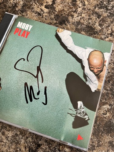 Moby signed play booklet - signed, cd